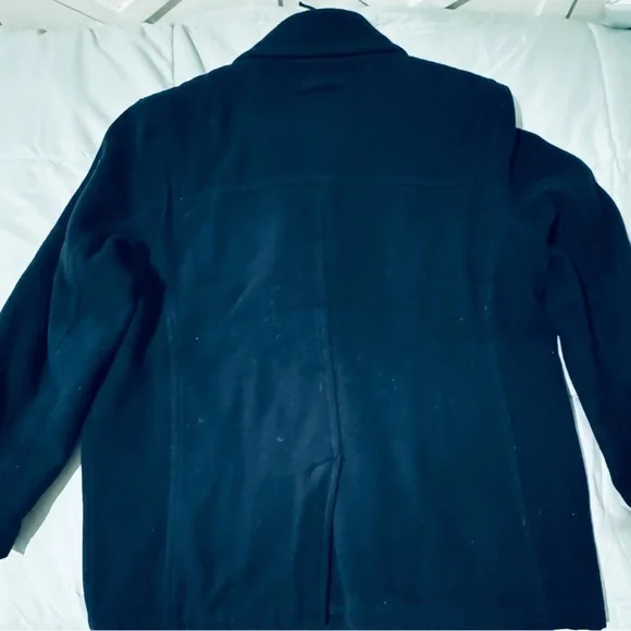 XL Tommy Hilfiger Navy Pea Coat - Picture 9 of 13